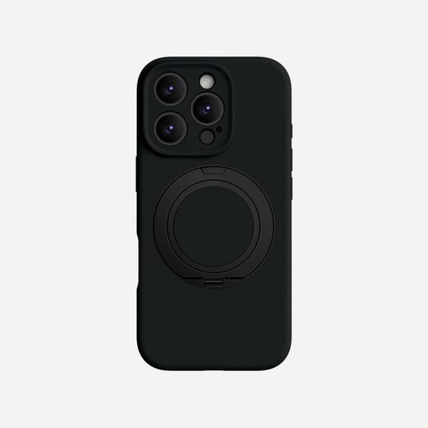 iPhone 16 Pro Max Silicone Case with Stand